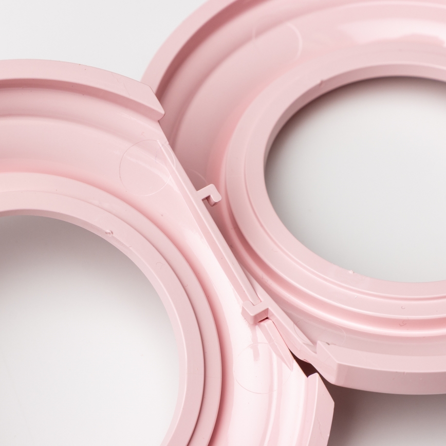 Kliklap - Retro väike keskne raam vanaroosa