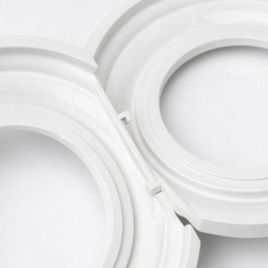 Kliklap - Topelt retro kodune pistikupesa raamiga SCHUKO 230V lumivalge