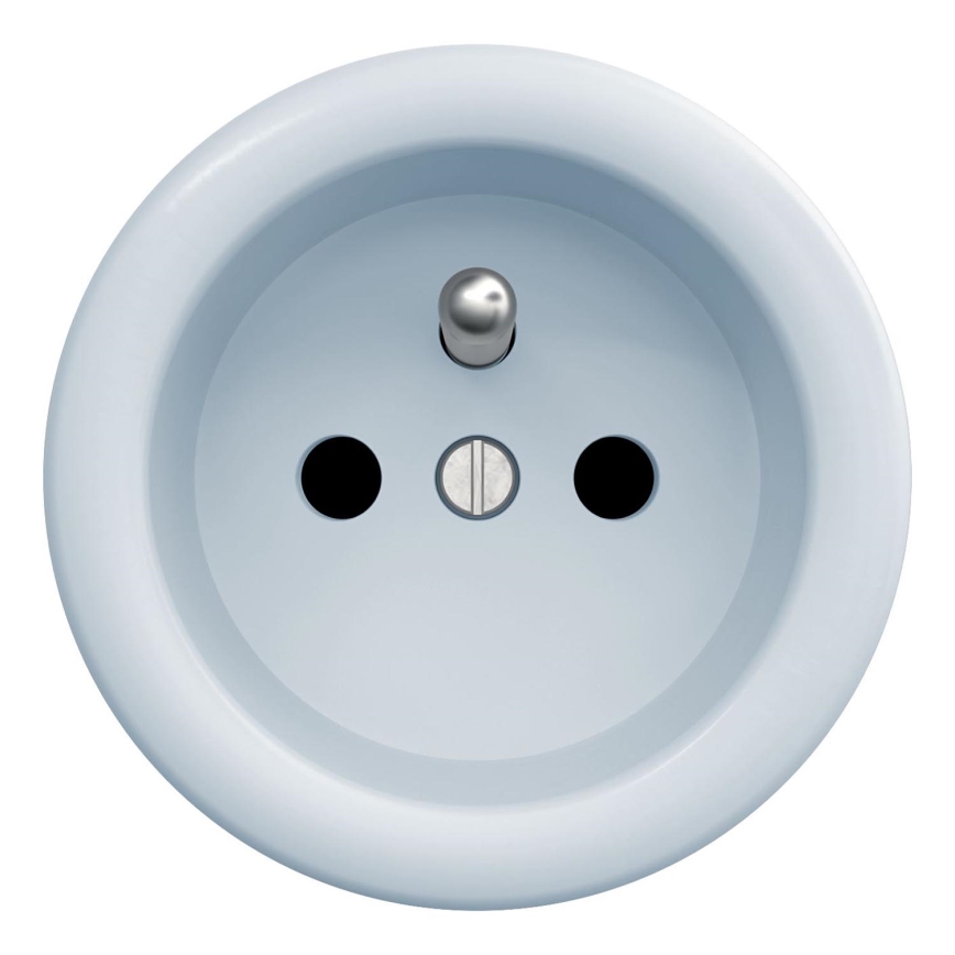 Kliklap - Vanaaegne pistik 230V sinine