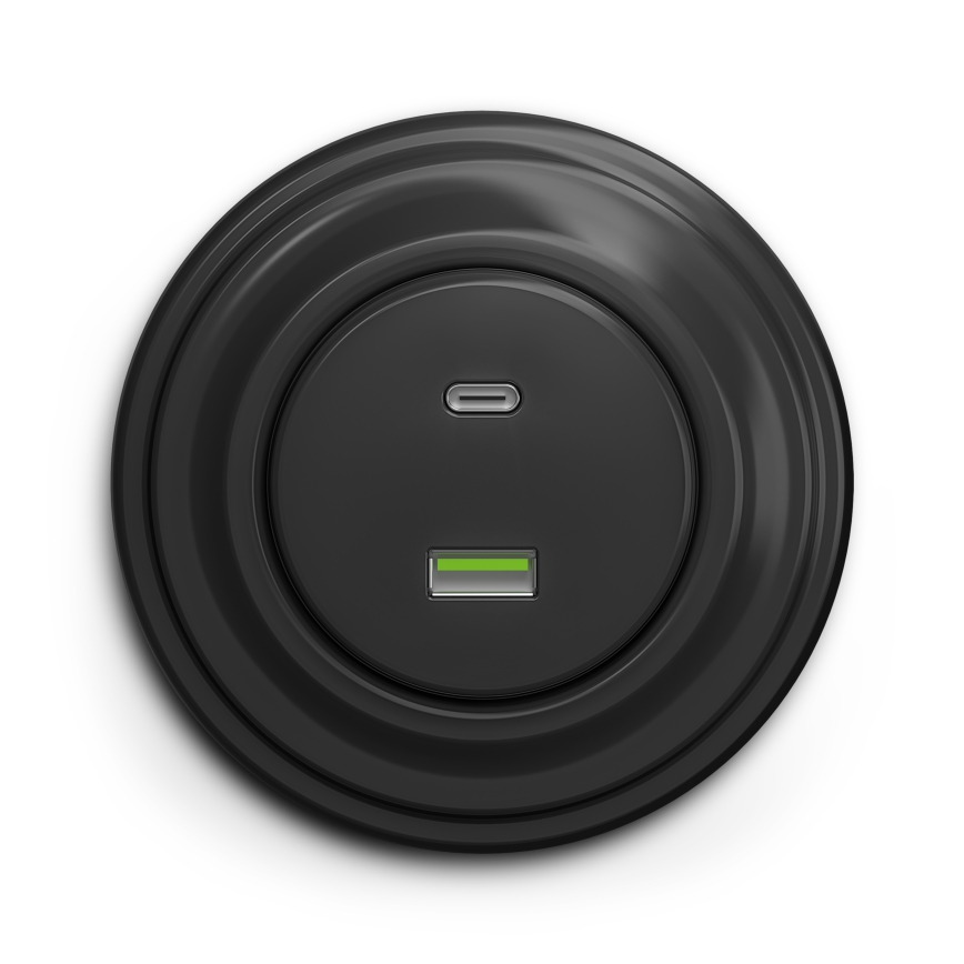 Kliklap - Vanaaegne USB pesa A+C antratsiit
