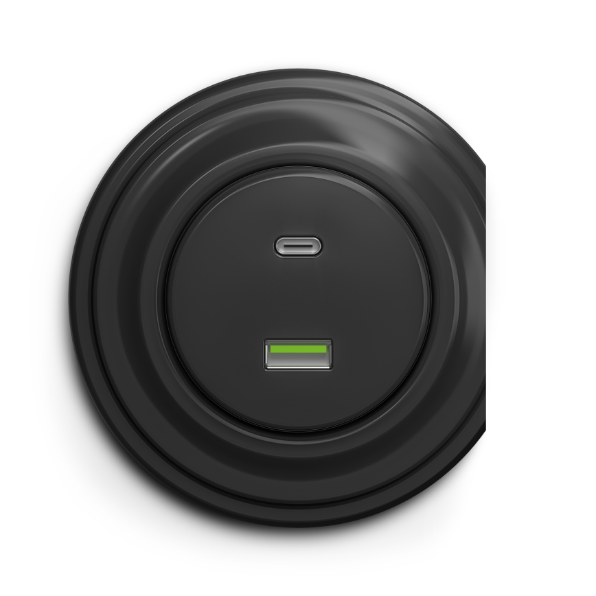 Kliklap - Vanaaegne USB pesa A+C antratsiit