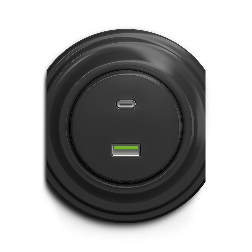 Kliklap - Vanaaegne USB pesa A+C antratsiit