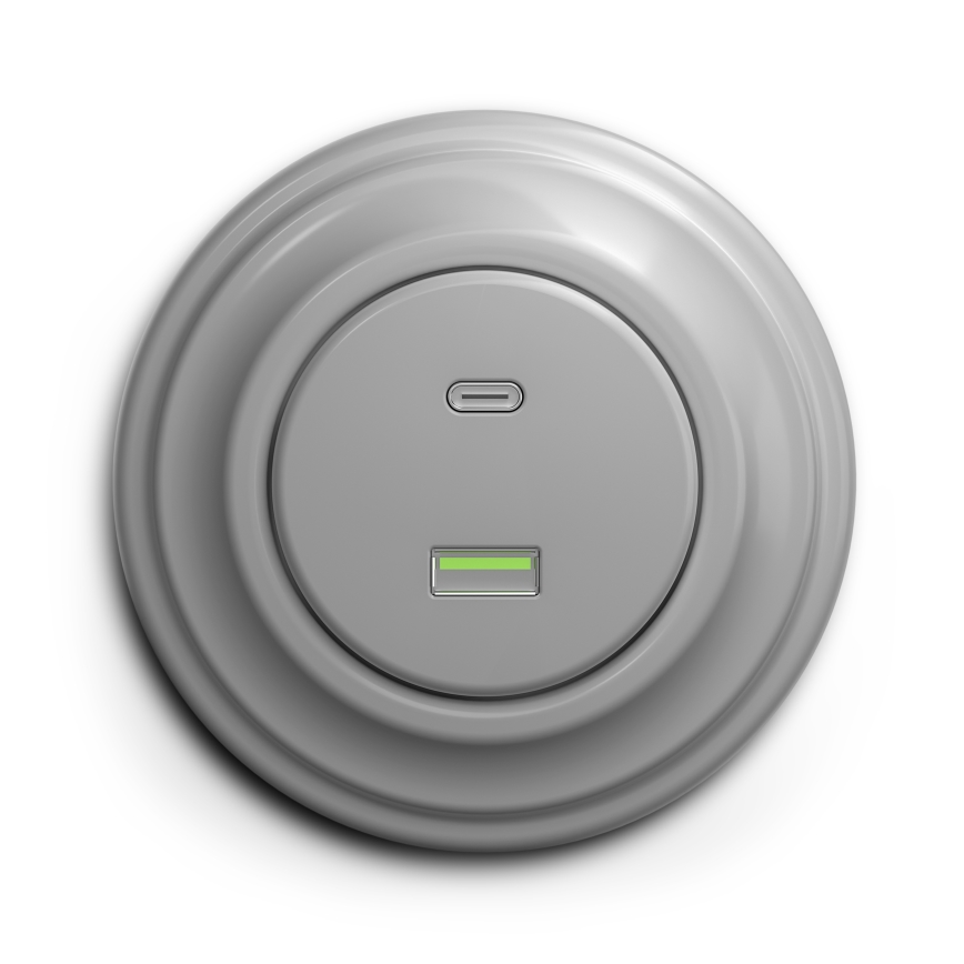 Kliklap - Vanaaegne USB pesa A+C hall