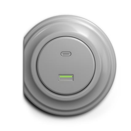 Kliklap - Vanaaegne USB pesa A+C hall