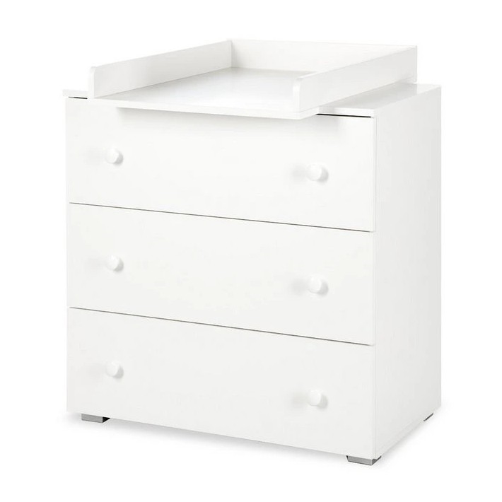 KLUPŚ - Lastekummut PAULA mähkimislauaga, valge