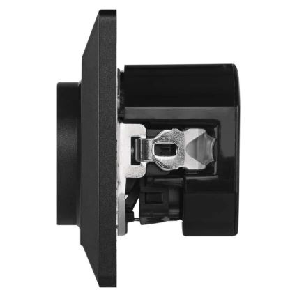Kodu pistikupesa koos USB 250V/16A antratsiit