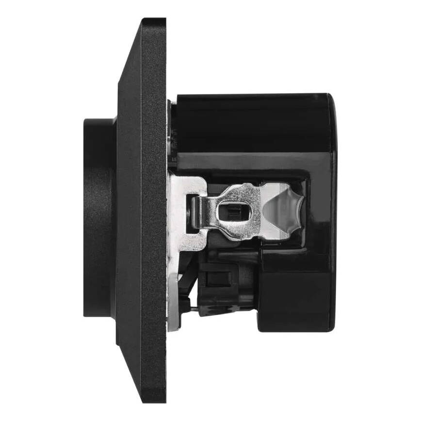 Kodu pistikupesa koos USB 250V/16A antratsiit