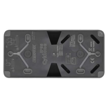 Kodulüliti vahelduv pistikupesaga 250V/16A IP55