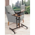 Kohandatav laud GLEN 87x67 cm pruun/must