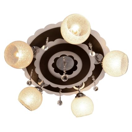 Kohtvalgusti ARONA 5xE27/15W/230V + LED must
