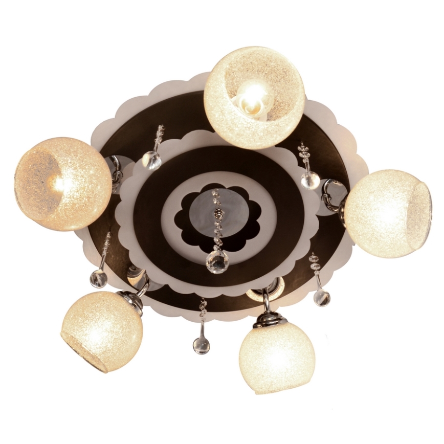 Kohtvalgusti ARONA 5xE27/15W/230V + LED must