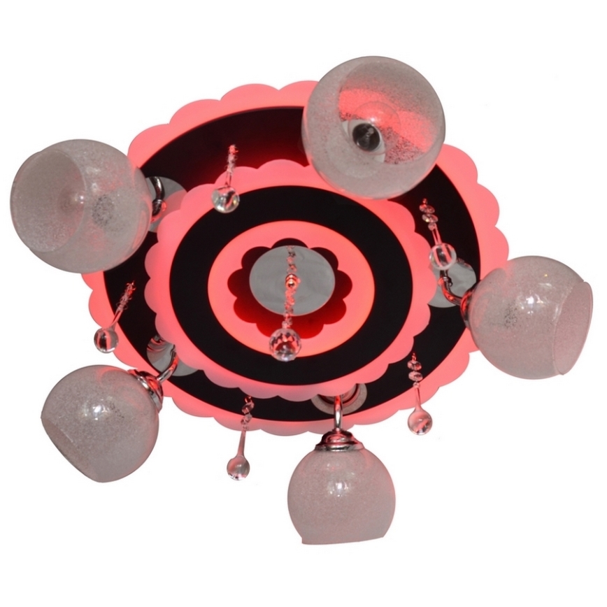 Kohtvalgusti ARONA 5xE27/15W/230V + LED must