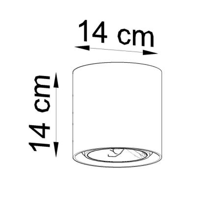 Kohtvalgusti CULLO 1xGU10/ES111/40W/230V