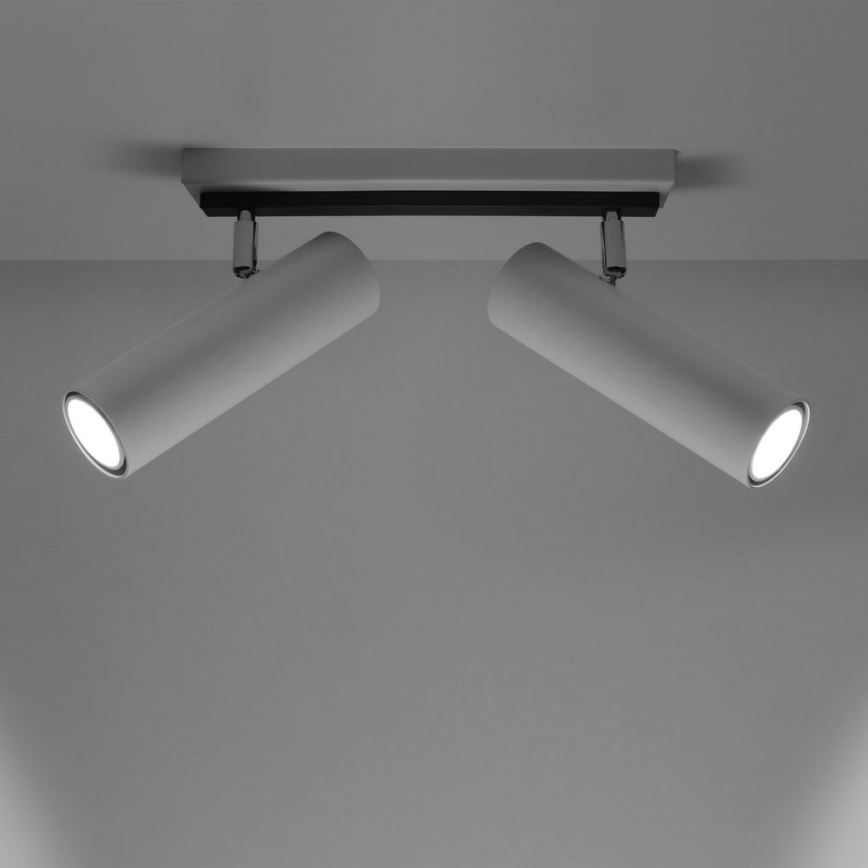 Kohtvalgusti DIREZIONE 2xGU10/40W/230V valge