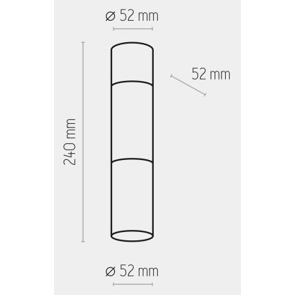 Kohtvalgusti ELIT 1xGU10/10W/230V valge