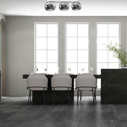 Kohtvalgusti GALAXY 3xGU10/8W/230V valge/läikiv kroom