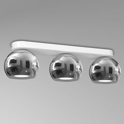 Kohtvalgusti GALAXY 3xGU10/8W/230V valge/läikiv kroom