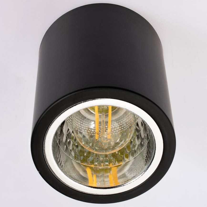 Kohtvalgusti JUPITER 1xE27/20W/230V d. 13 cm must