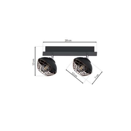 Kohtvalgusti LOGAN 2xE14/40W/230V