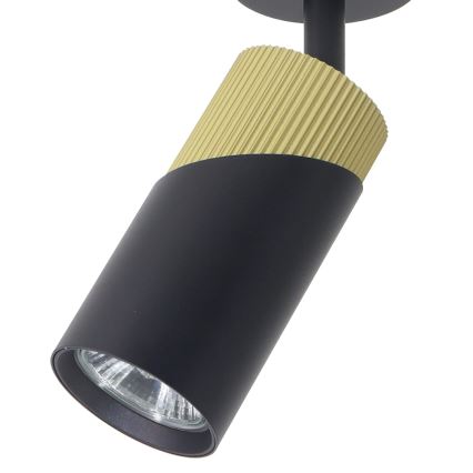 Kohtvalgusti NEO 1xGU10/8W/230V must/kuldne