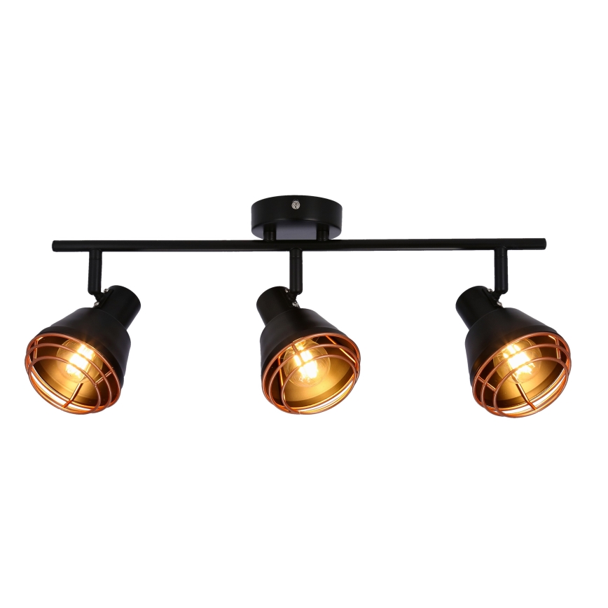 Kohtvalgusti NERIA 3xE14/40W/230V must/vask