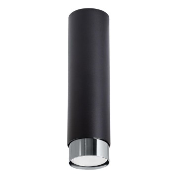 Kohtvalgusti NERO 1xGU10/10W/230V 22,5 cm must/läikiv kroom