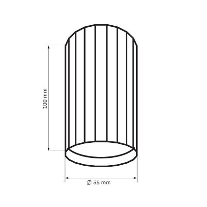 Kohtvalgusti NICEA 1xGU10/10W/230V must