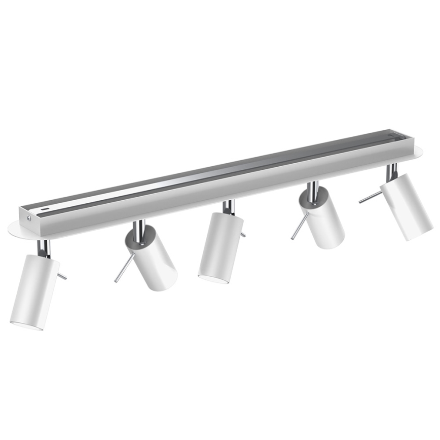 Kohtvalgusti PRESTON 5xGU10/MR11/40W/230V valge/kroom