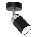 Kohtvalgusti RENO 1xGU10/8W/230V must/läikiv kroom