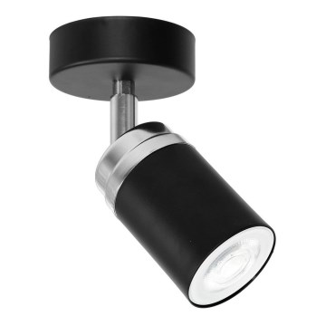 Kohtvalgusti RENO 1xGU10/8W/230V must/läikiv kroom