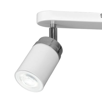 Kohtvalgusti RENO 2xGU10/8W/230V valge/läikiv kroom