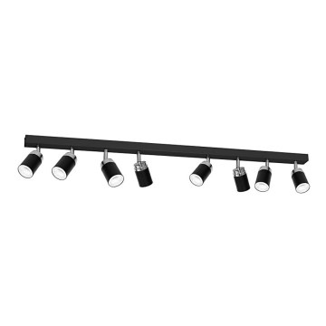 Kohtvalgusti RENO 8xGU10/60W/230V must/läikiv kroom