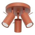 Kohtvalgusti RING 3xGU10/10W/230V punane