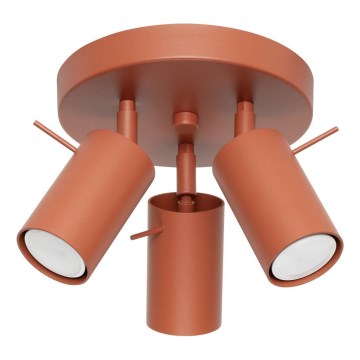 Kohtvalgusti RING 3xGU10/10W/230V punane