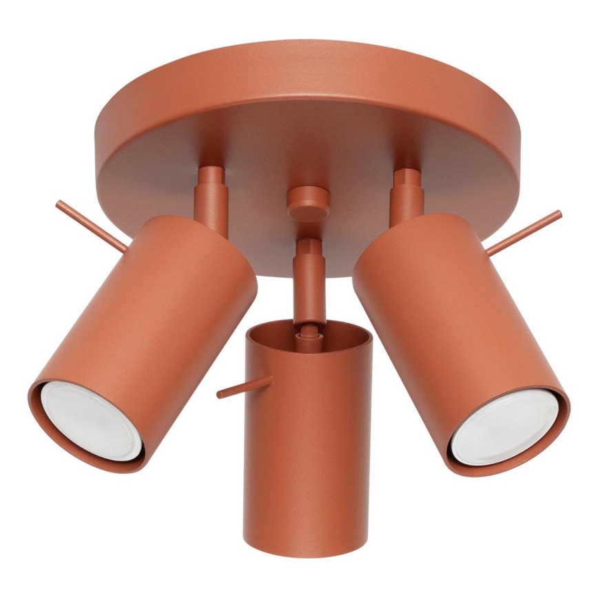 Kohtvalgusti RING 3xGU10/10W/230V punane