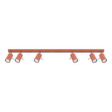 Kohtvalgusti RING 6xGU10/10W/230V punane