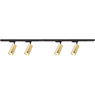 Kohtvalgusti rööbassüsteemi MICA 4xGU10/10W/230V kuldne/must