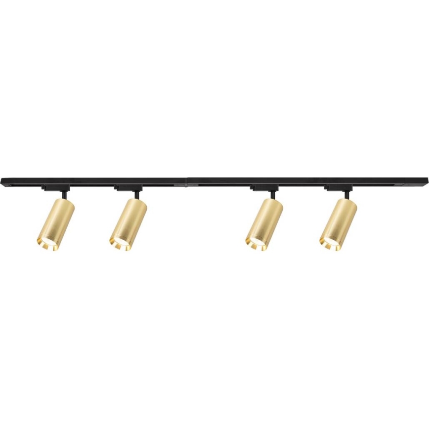 Kohtvalgusti rööbassüsteemi MICA 4xGU10/10W/230V kuldne/must