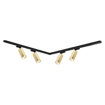Kohtvalgusti rööbassüsteemi MICA 4xGU10/10W/230V kuldne/must