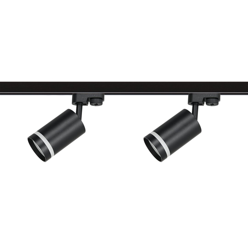 Kohtvalgusti rööbassüsteemi PIPE 4xGU10/10W/230V 2x1m must