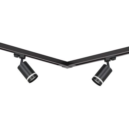 Kohtvalgusti rööbassüsteemi PIPE 4xGU10/10W/230V 2x1m must