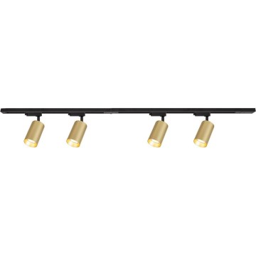 Kohtvalgusti rööbassüsteemi PIPE 4xGU10/10W/230V kuldne/must