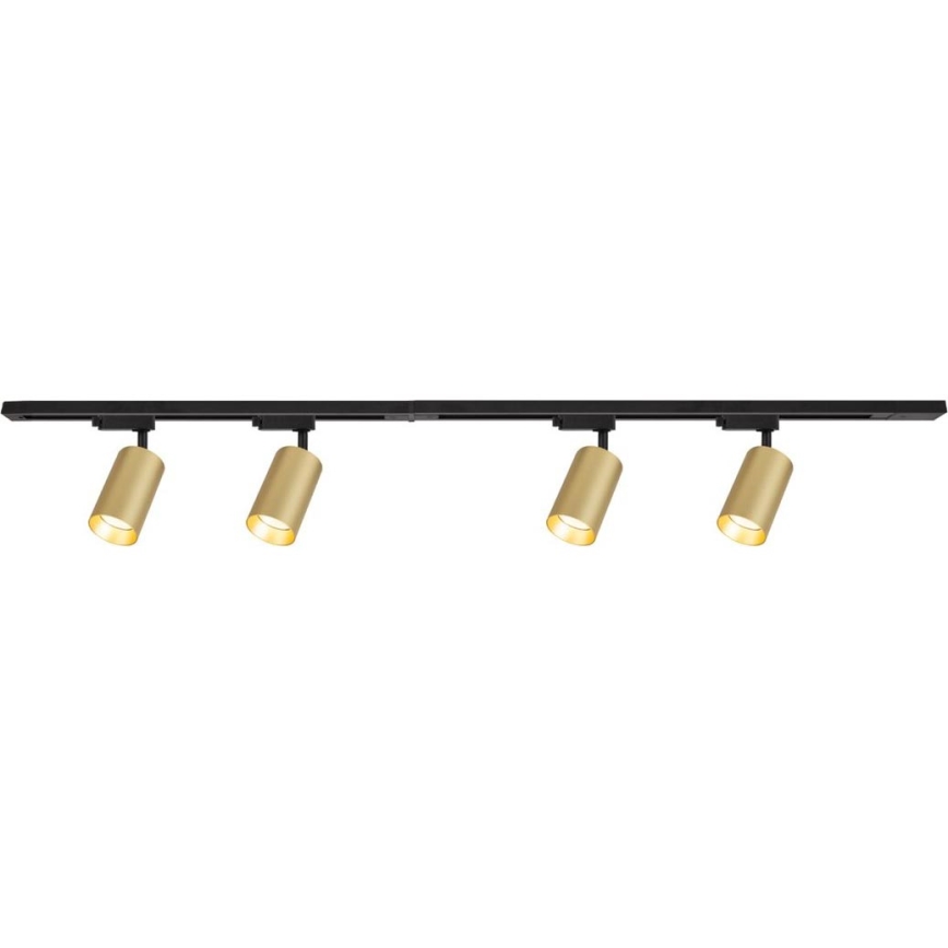 Kohtvalgusti rööbassüsteemi PIPE 4xGU10/10W/230V kuldne/must