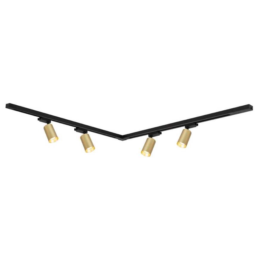 Kohtvalgusti rööbassüsteemi PIPE 4xGU10/10W/230V kuldne/must