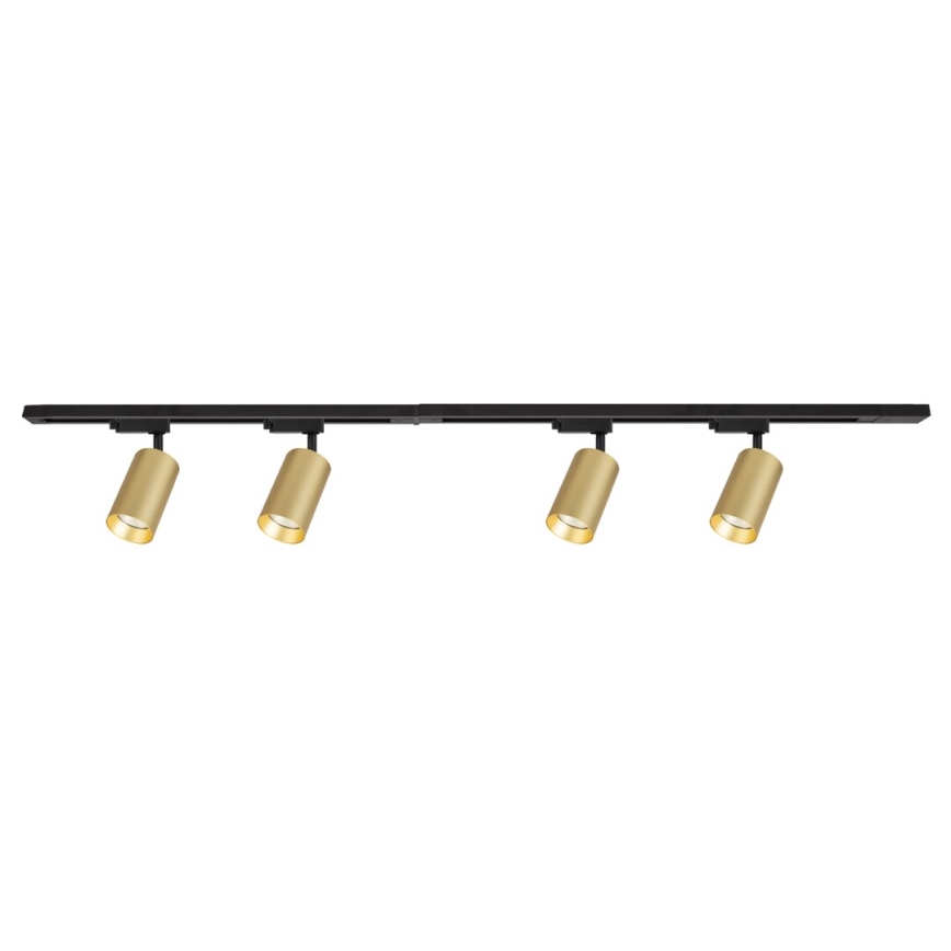 Kohtvalgusti rööbassüsteemi PIPE 4xGU10/10W/230V kuldne/must