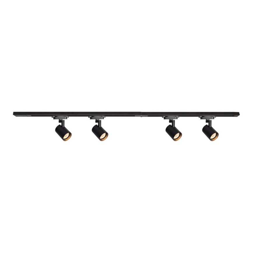 Kohtvalgusti rööbassüsteemi VOLF 4xGU10/10W/230V must