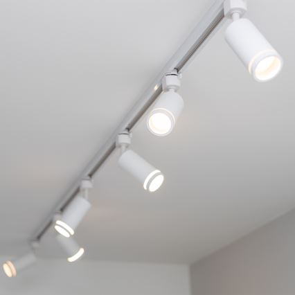 Kohtvalgusti ühefaasilise rööbassüsteemi jaoks JET RING 1xGU10/10W/230V valge