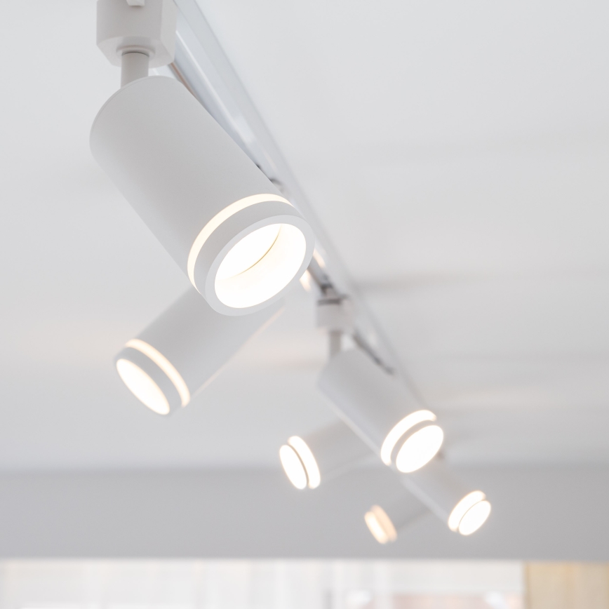 Kohtvalgusti ühefaasilise rööbassüsteemi jaoks JET RING 1xGU10/10W/230V valge