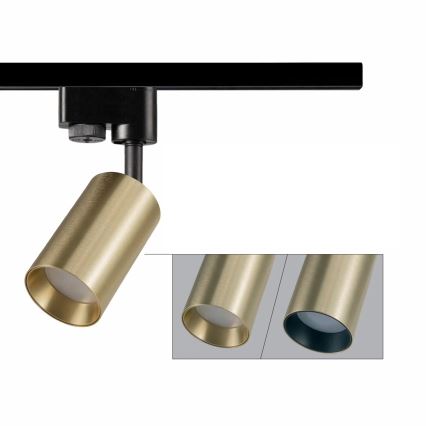Kohtvalgusti rööbassüsteemile MARIBEL 3xGU10/10W/230V +1 m rööbassüsteem kuldne