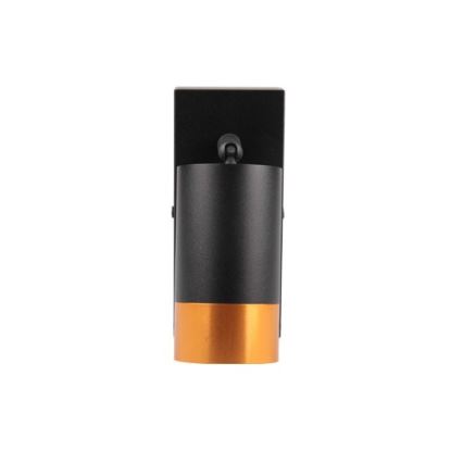 Kohtvalgusti seinale 1xGU10/35W/230V must/kuldne